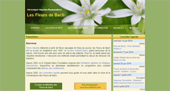 Desktop Screenshot of fleurdebach.be